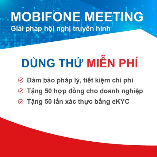 MobiFone Meeting 1 tháng